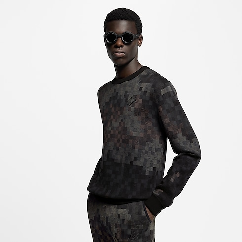 Ready to Wear Todo el Ready-To-Wear Jersey Damoflage en Jacquard | Louis Vuitton ® (Ampliar producto)