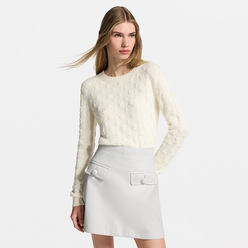 Ready-to-Wear Prendas Tejidas Jersey de punto con motivo Monograma 3D | Louis Vuitton ® (Ampliar producto)