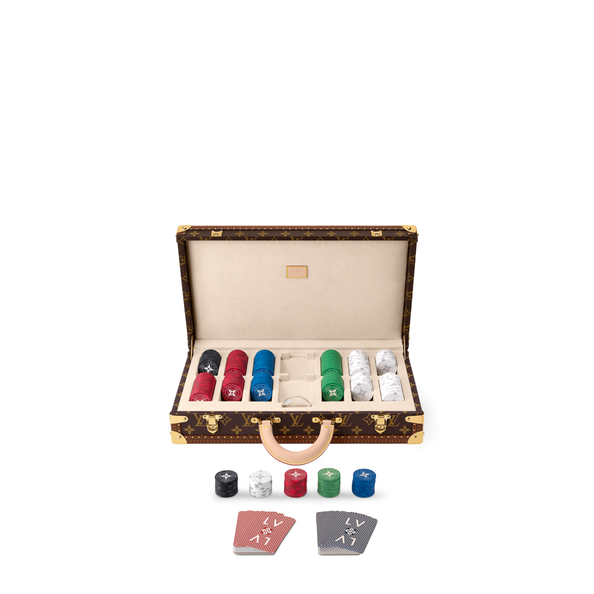 Monogram Baúles y Cajas Cofres Kit Poker Box | Louis Vuitton ® (Ampliar producto)
