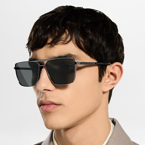 Lentes de sol LV Attitude Square vista usada recortada