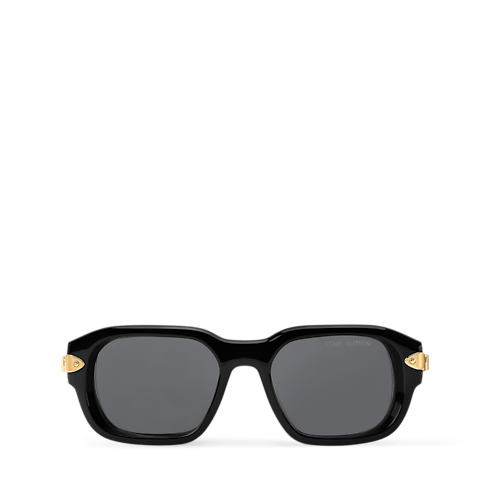 Lentes de sol LV Lock Round Square vista interior