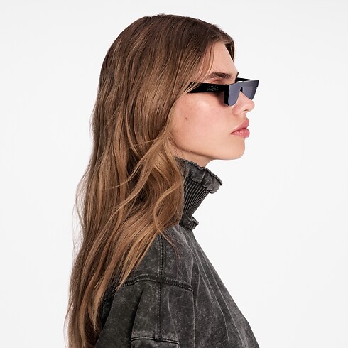 S00 Accesorios Lentes de sol Lentes de sol LV Script Rectangle | Louis Vuitton ® (Ampliar producto)