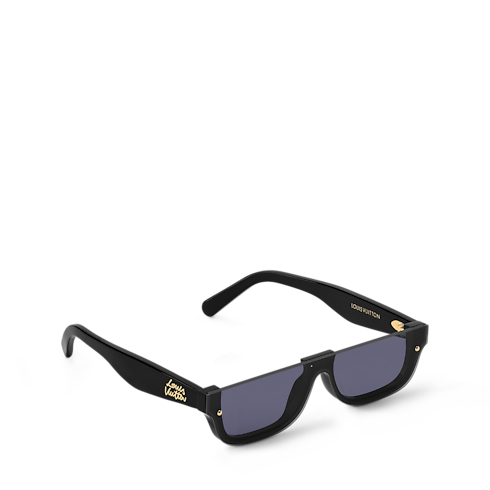 S00 Accesorios Lentes de sol Lentes de sol LV Script Rectangle | Louis Vuitton ® (Ampliar producto)