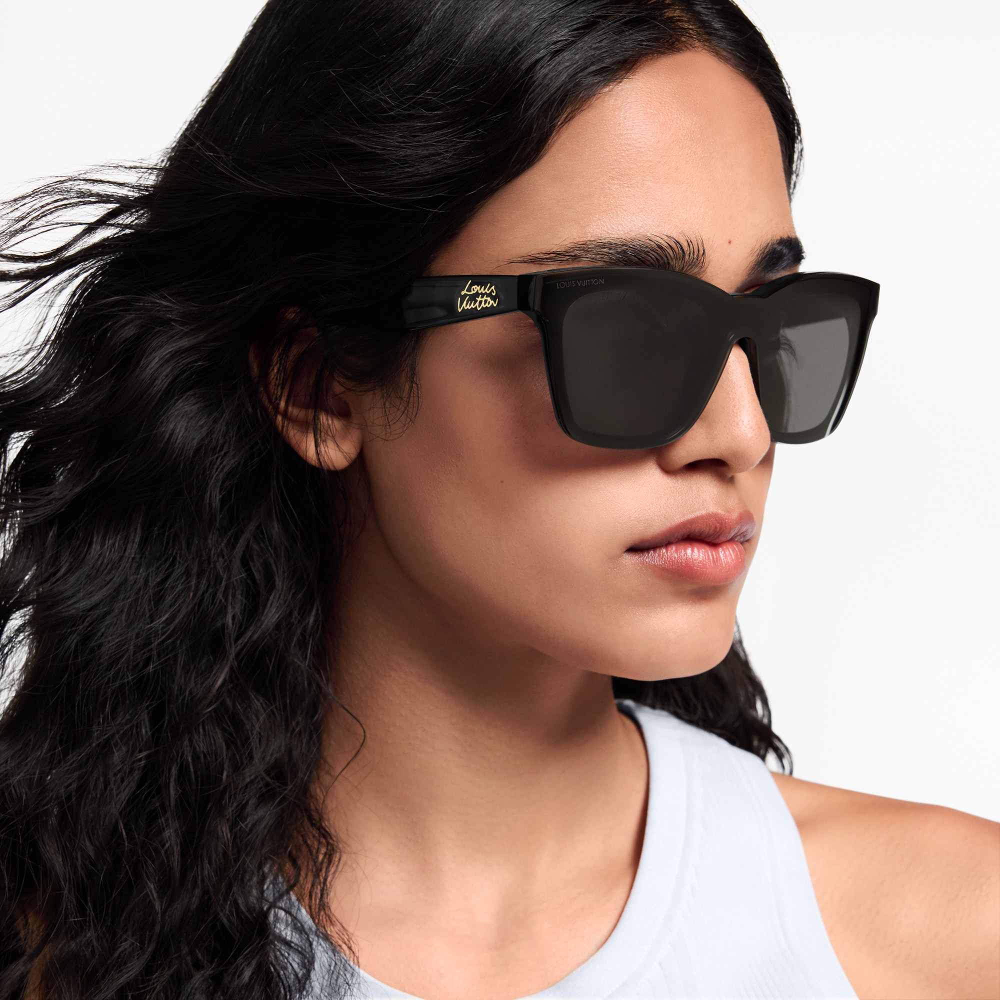 S00 Accesorios Lentes de sol Lentes de sol LV Script Square | Louis Vuitton ® (Ampliar producto)