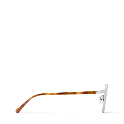 Lentes de sol LV Signature Metal vista lateral