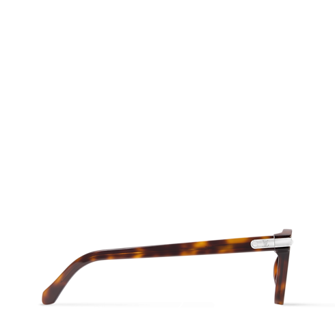 Lentes de sol LV Signature Round Square vista lateral