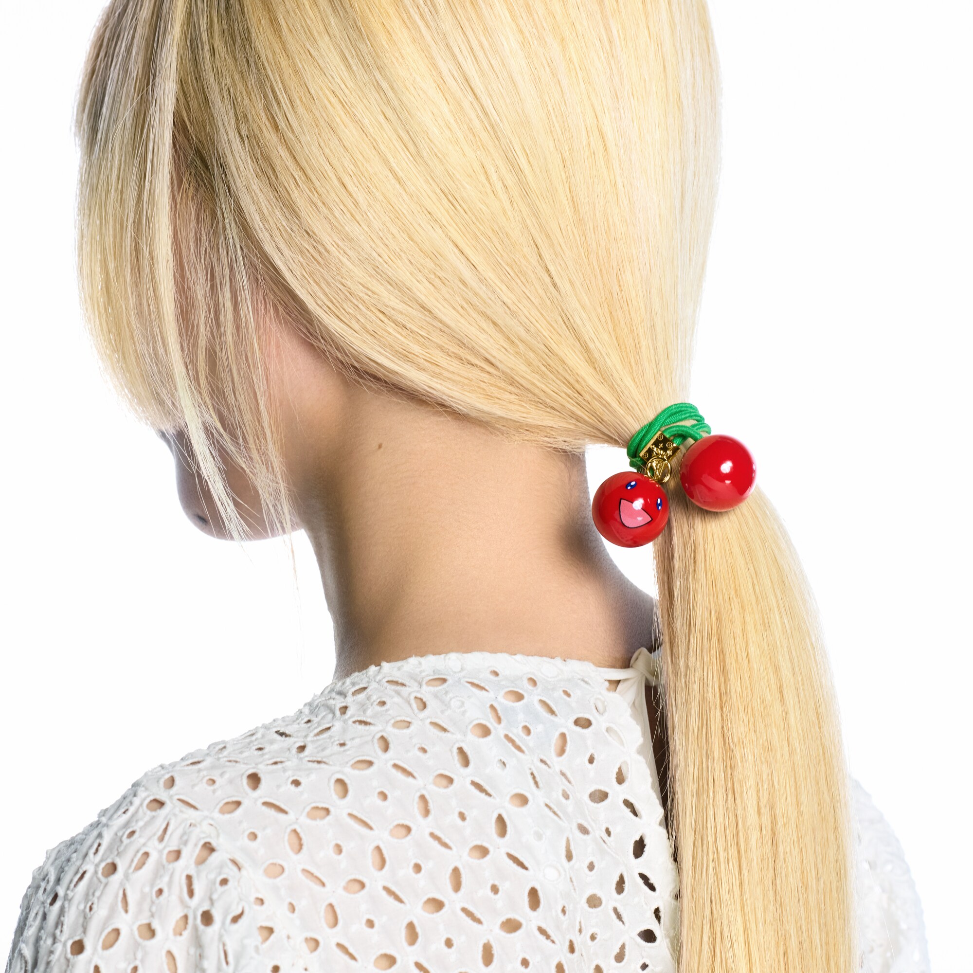 S00 Bisutería Toda la Bisutería Liga de cabello LV x TM Cerise | Louis Vuitton ® (Ampliar producto)