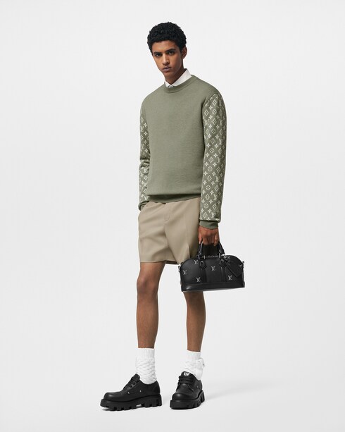 Ready-to-Wear Camisetas e Polos Suéter de Mescla de Cashmere com Mangas Longas e Assinaturas | Louis Vuitton ®