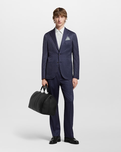 S00 Para Ele New Formal Lenço de Bolso LV Fishnet | Louis Vuitton ®