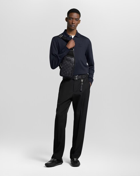 Toile Monogram Eclipse Cadeaux de la Saint-Valentin pour Homme } Ceinture LV Initiales 40 mm réversible | Louis Vuitton ®