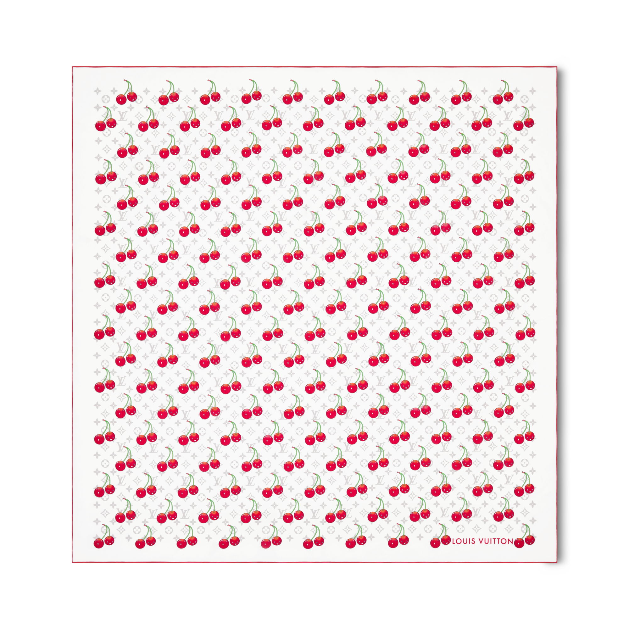 S00 Accesorios Chales y estolas LV x TM chal Monograma Cerise | Louis Vuitton ® (Ampliar producto)