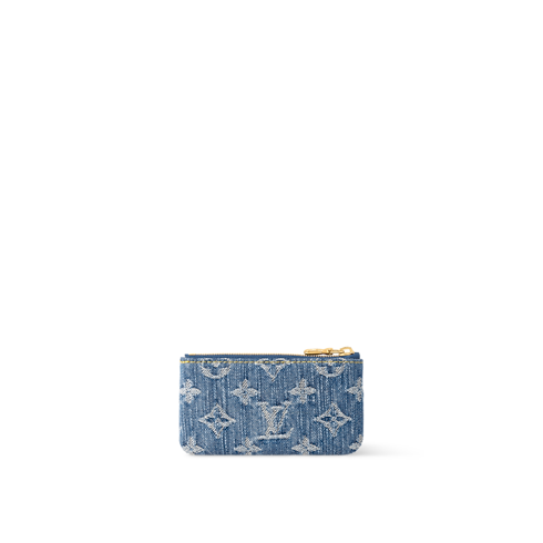 Monogram Denim Carteras y artículos de piel pequeños Novedades LV x TM monedero con llavero | Louis Vuitton ® (Ampliar producto)