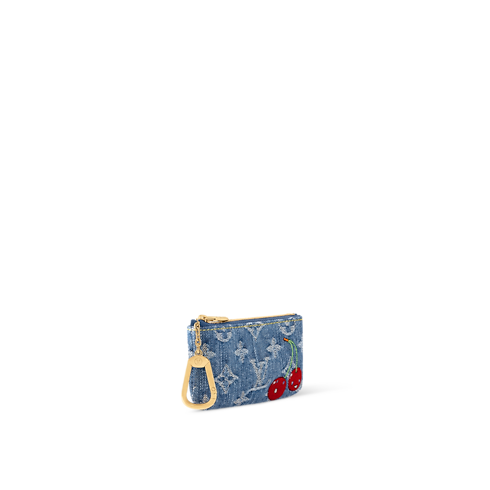 Monogram Denim Carteras y artículos de piel pequeños Novedades LV x TM monedero con llavero | Louis Vuitton ® (Ampliar producto)