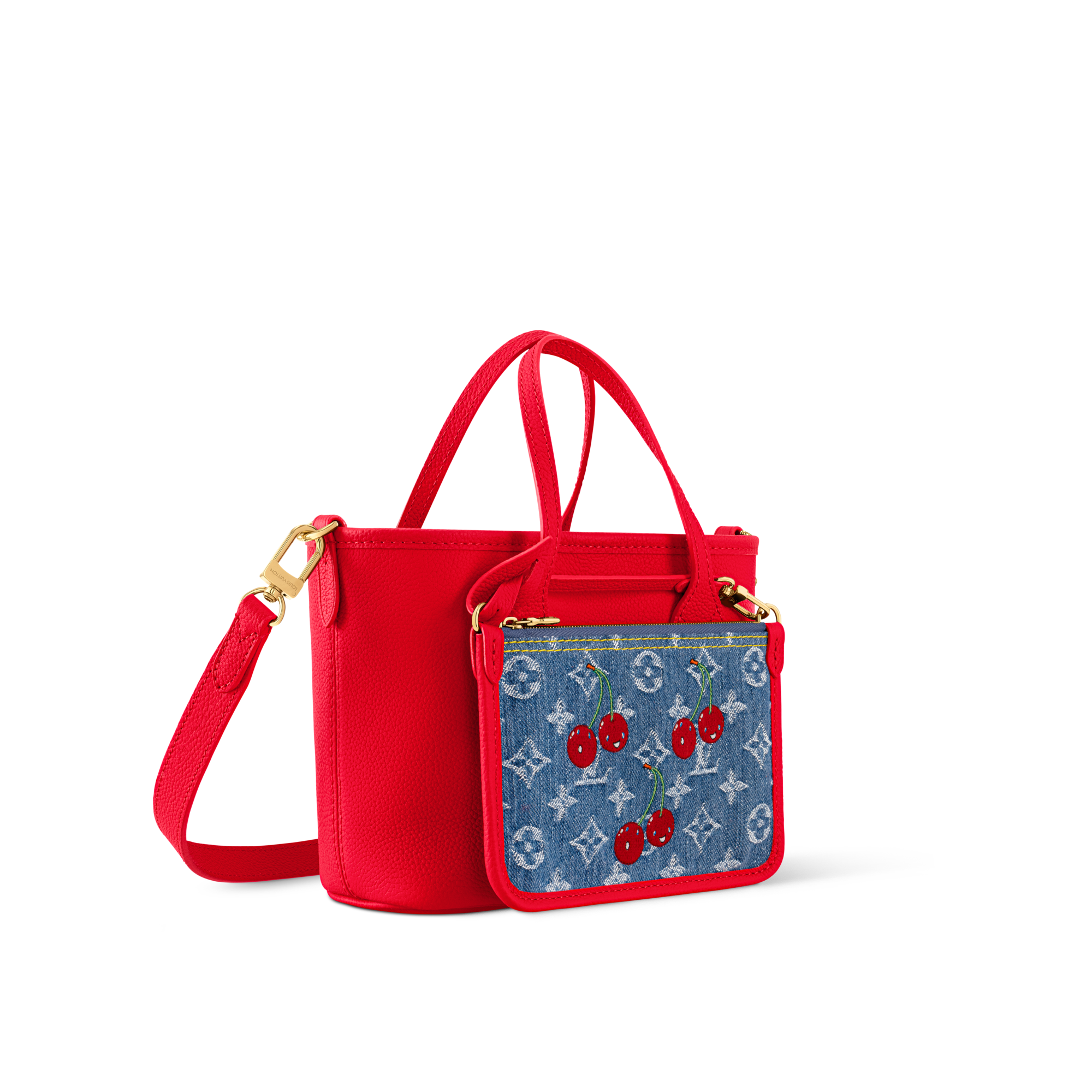 Monogram Denim Bolsas para Mujer LV Icons LV x TM Neverfull Inside Out BB | Louis Vuitton ® (Ampliar producto)