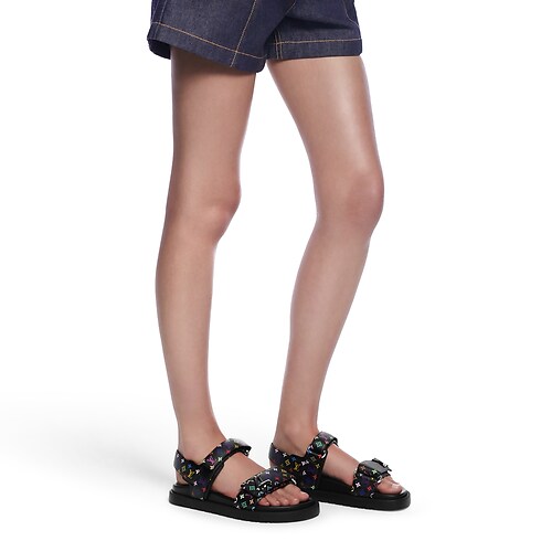 Zapatos Sandalias y Alpargatas LV x TM sandalia plana LV Sunset | Louis Vuitton ® (Ampliar producto)