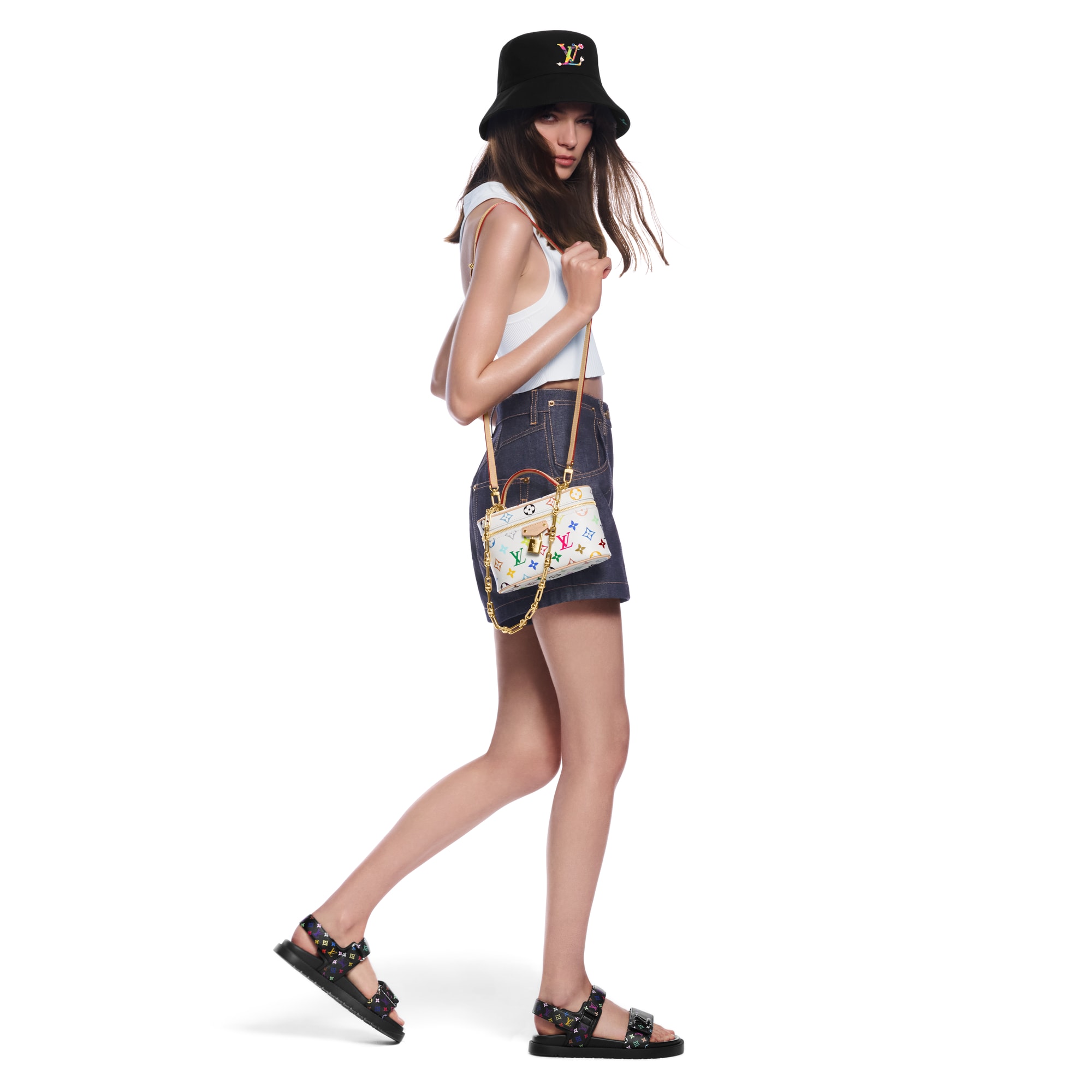  Zapatos Sandalias y Alpargatas LV x TM sandalia plana LV Sunset | Louis Vuitton ® (Ampliar producto)