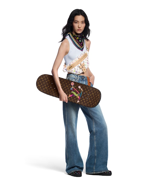Esporte e Jogos } LV x TM Skate com Personagens em Estilo Superflat | Louis Vuitton ®