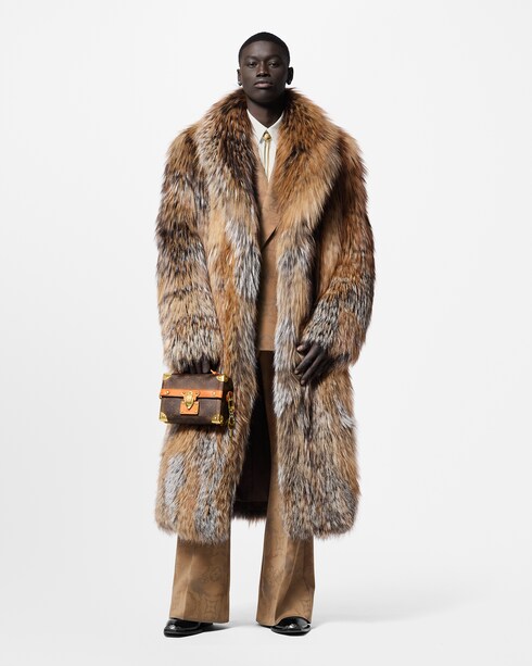 High-End Ready-to-Wear } Casaco de Pele de Raposa - Feito sob Encomenda | Louis Vuitton ®