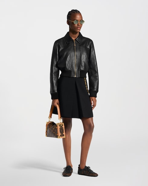Prêt-à-Porter Manteaux et Vestes Bomber en cuir à détail Mahina | Louis Vuitton ®