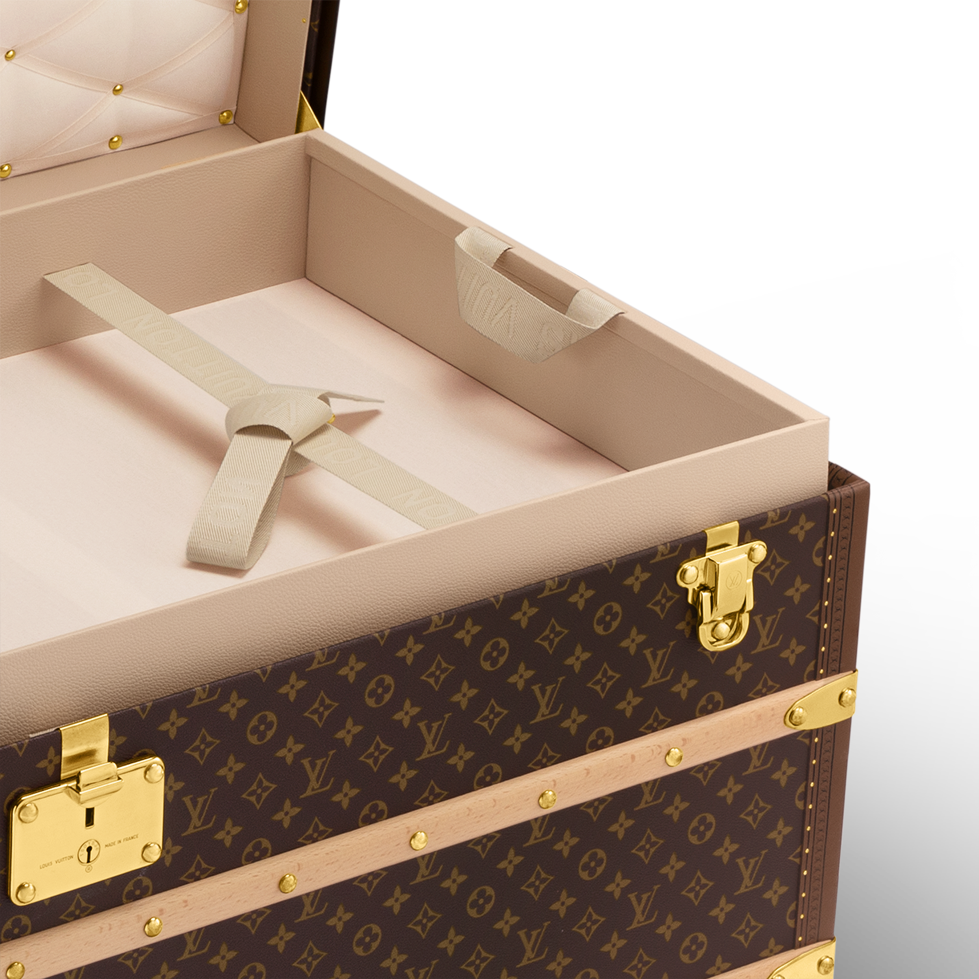 Canvas Monogram Personalización Personalización de Baúles Malle Courrier 110 | Louis Vuitton ® (Ampliar producto)