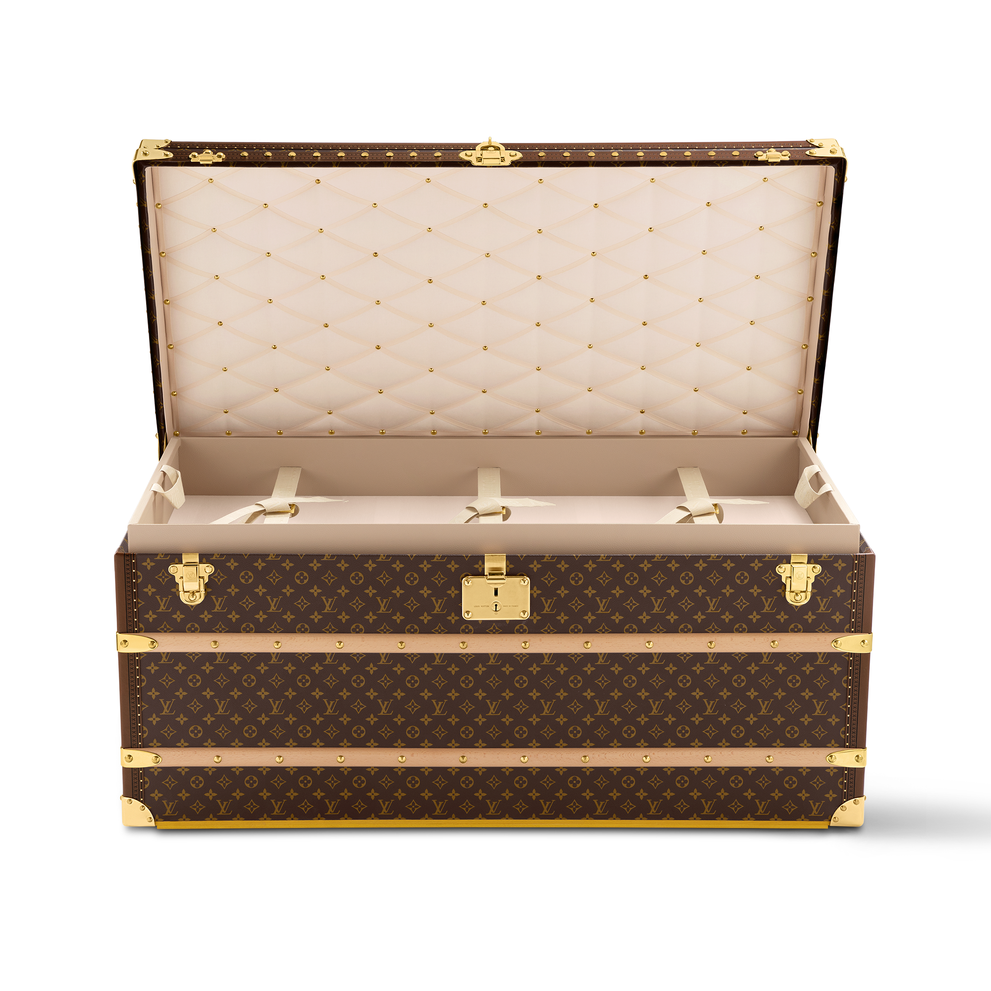 Canvas Monogram Personalización Personalización de Baúles Malle Courrier 110 | Louis Vuitton ® (Ampliar producto)