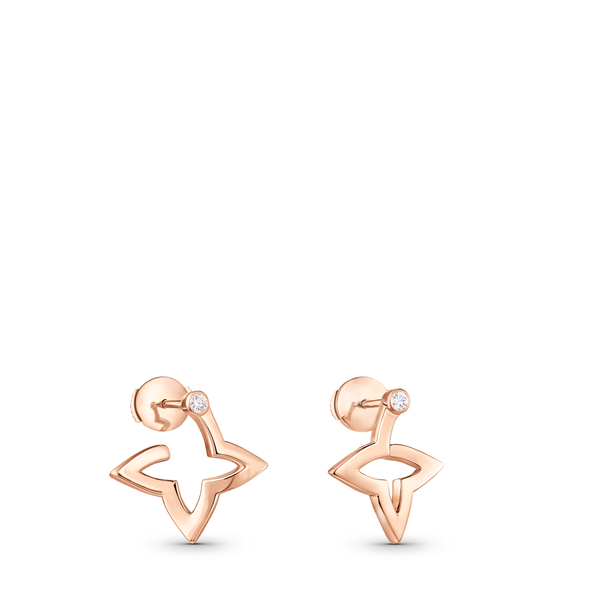  Categorías Aretes Mini aretes de aro Ombre Blossom en oro rosa y diamantes | Louis Vuitton ® (Ampliar producto)