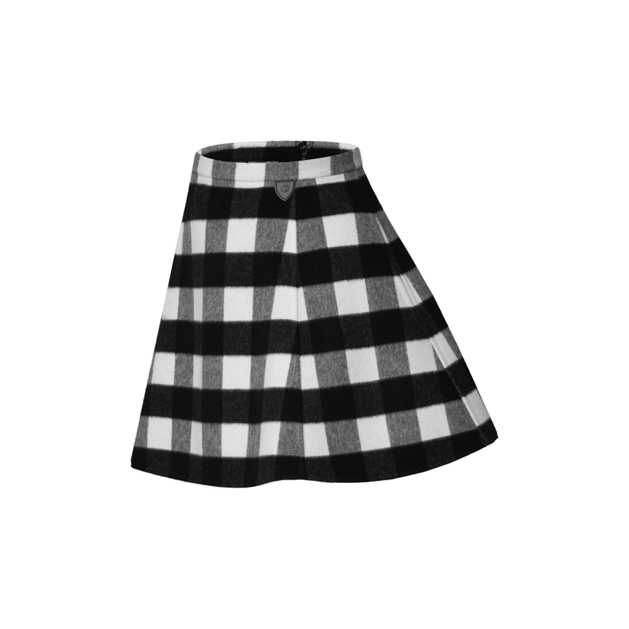  Ready to Wear Faldas y shorts Minifalda acampanada a cuadros | Louis Vuitton ® (Ampliar producto)