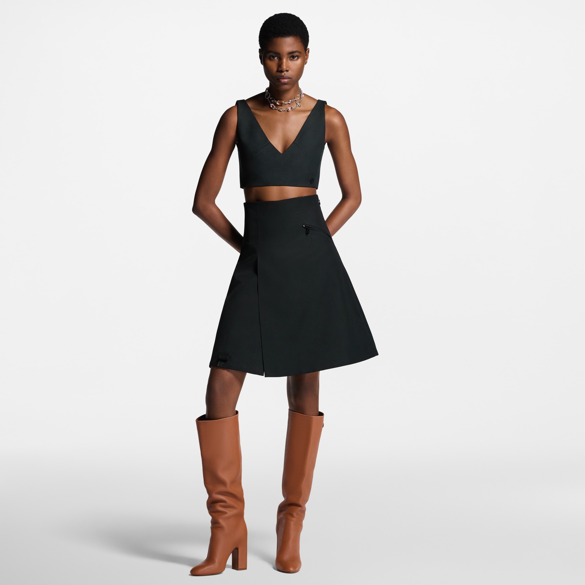  Ready to Wear Faldas y shorts Minifalda de gabardina técnica | Louis Vuitton ® (Ampliar producto)