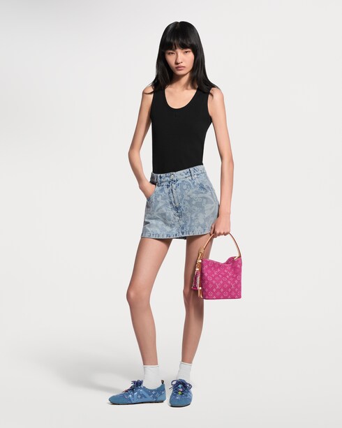 Ready-to-Wear Saias e Shorts Minissaia Jeans LV Bloom | Louis Vuitton ®