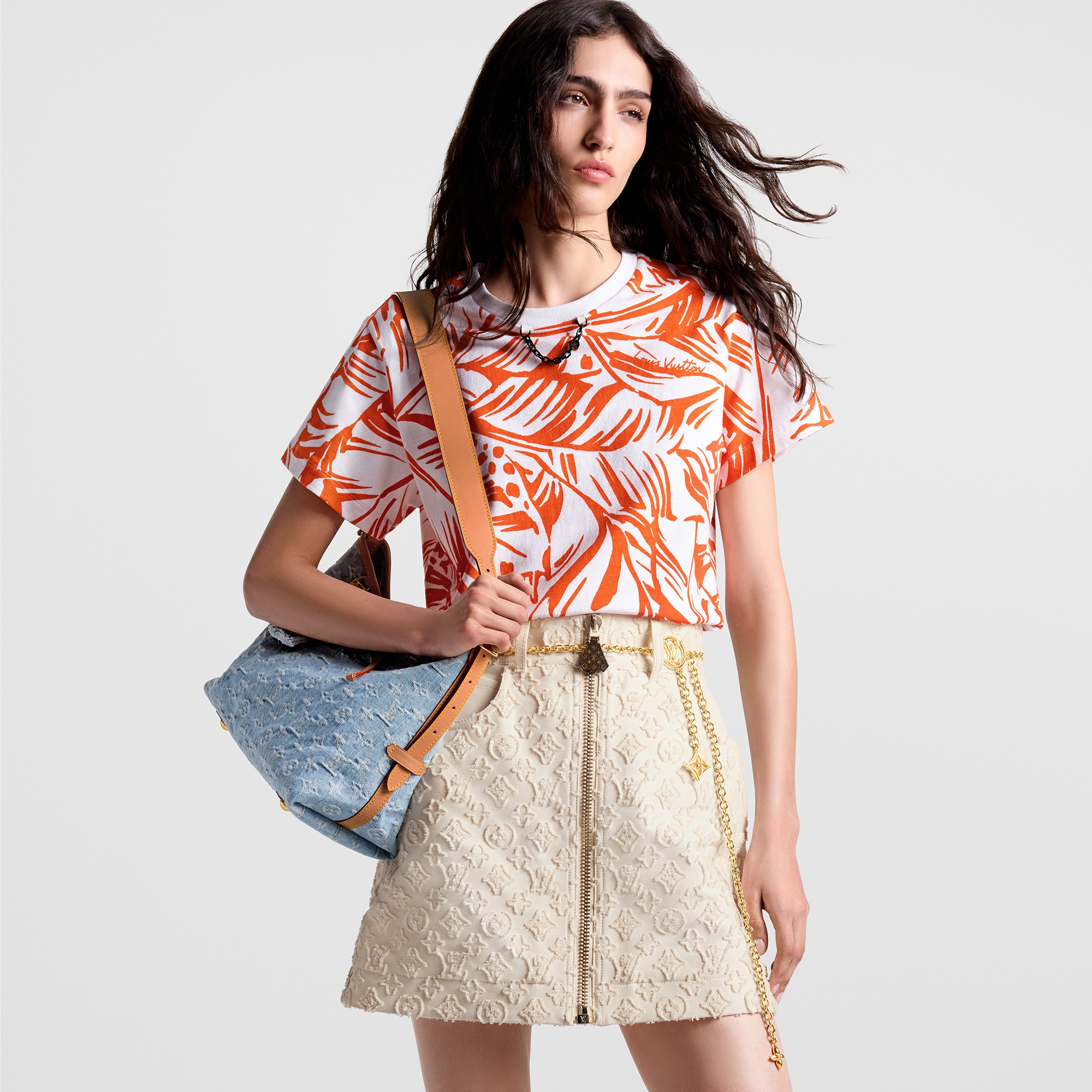  Ready to Wear Faldas y shorts Minifalda en fil coupé Monograma | Louis Vuitton ® (Ampliar producto)