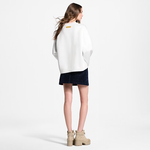 Ready-to-Wear Novedades de Ready-To-Wear Minifalda Nanograma de terciopelo flocado | Louis Vuitton ® (Ampliar producto)