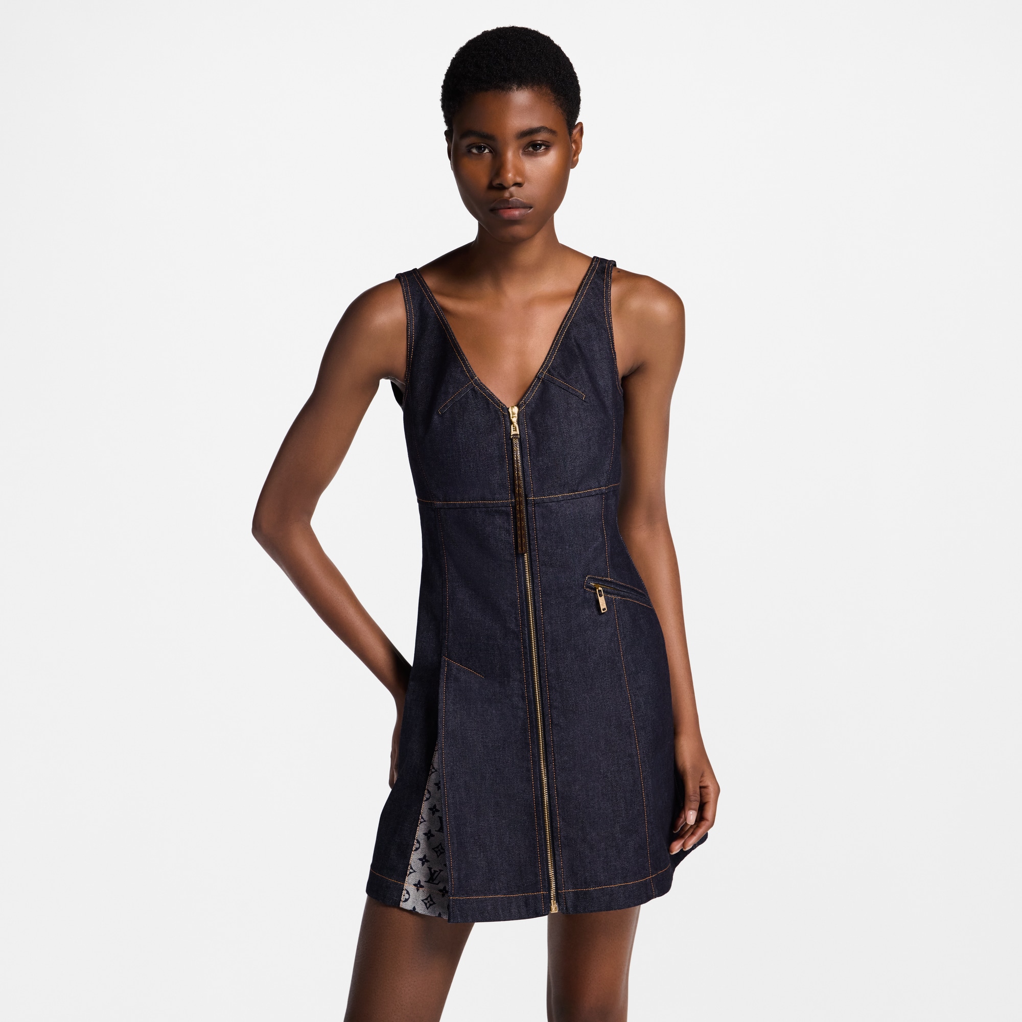  Ready to Wear Vestidos Minivestido en denim | Louis Vuitton ® (Ampliar producto)