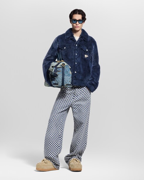 Ready-to-Wear Coats and Outerwear Mink Denim Trucker Jacket | Louis Vuitton ®