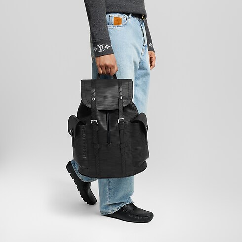 Piel Epi Bolsas All Collections Mochila Christopher MM | Louis Vuitton ® (Ampliar producto)