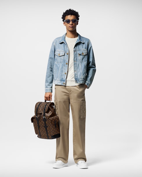 Canvas Monogram Macassar Viajes Todo el equipaje y los accesorios Mochila Christopher MM | Louis Vuitton ®