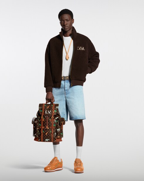 Outros Damier Bolsas Masculinas Ícones LV Mochila Christopher MM x The Darjeeling Limited | Louis Vuitton ®