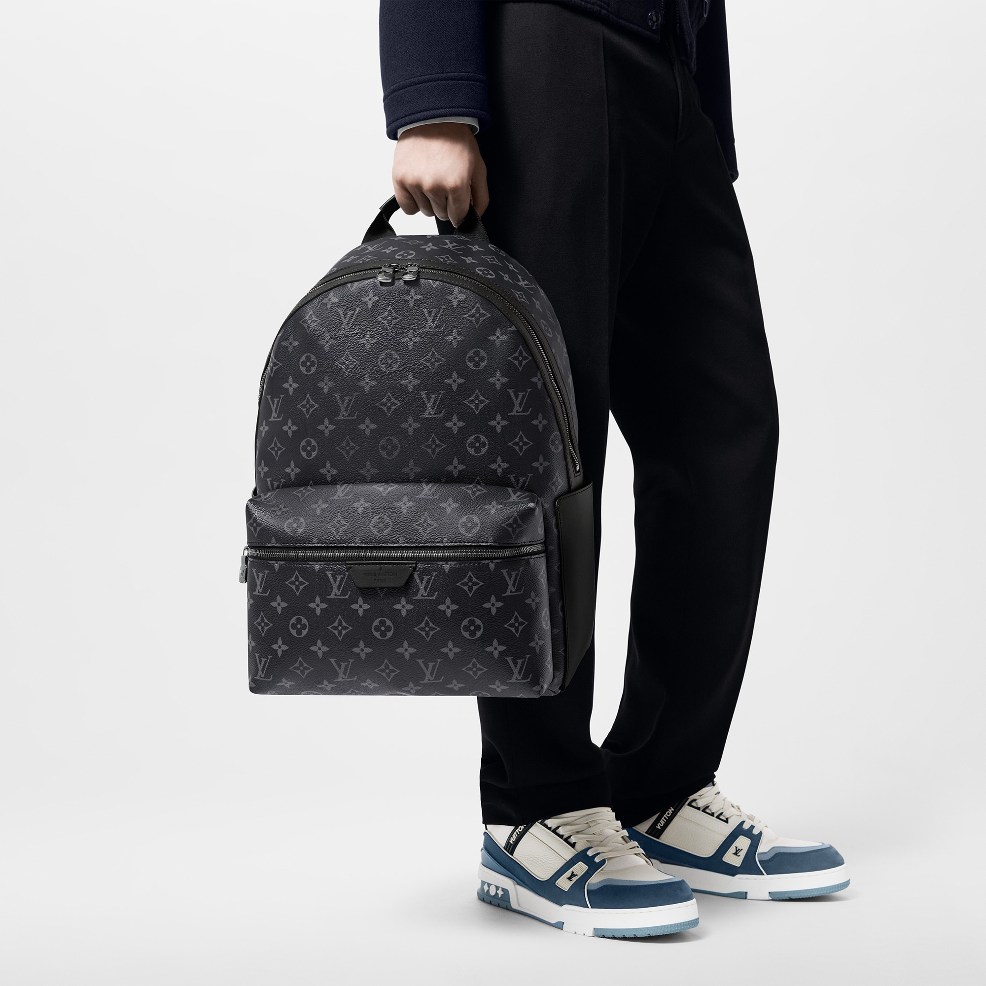 Monogram Eclipse Bolsas Todas las bolsas Mochila Discovery MM | Louis Vuitton ® (Ampliar producto)