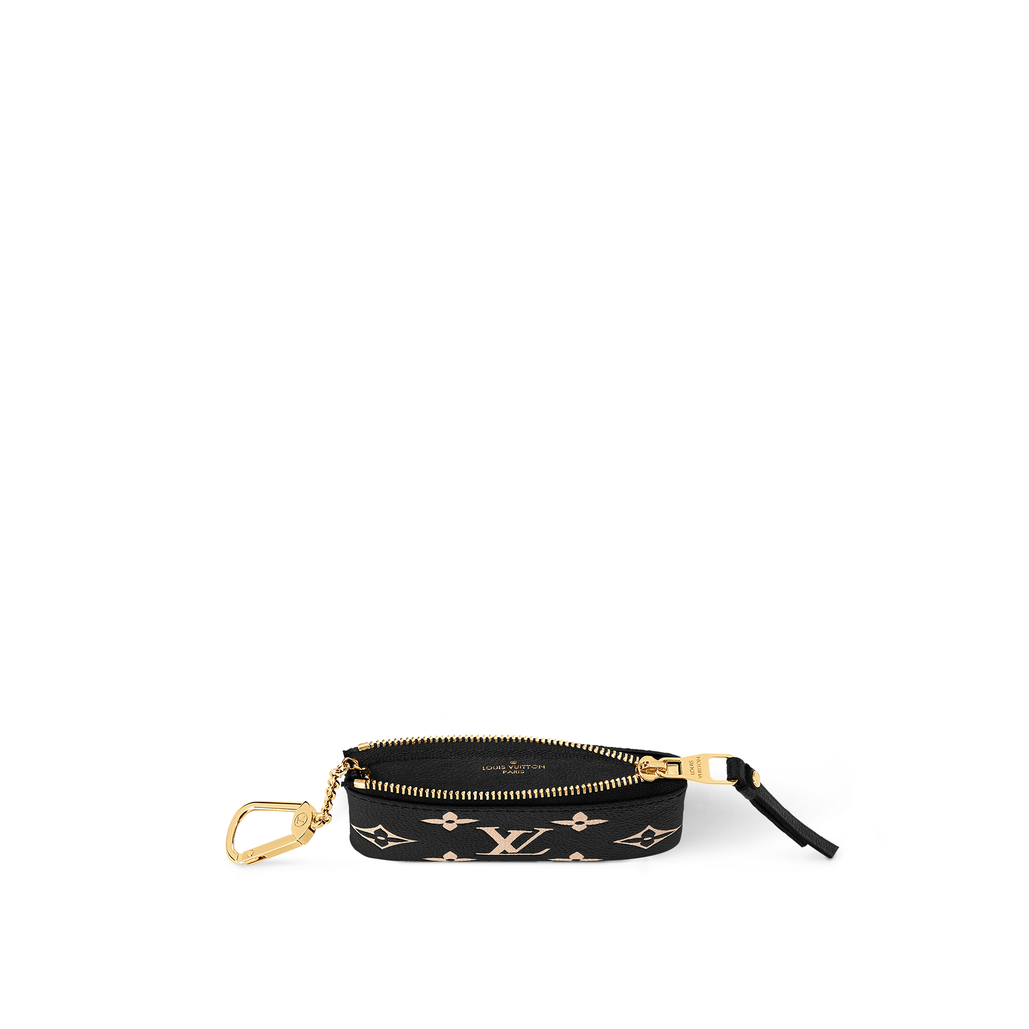 Bicolor Monogram Empreinte Leather Carteras y artículos de piel pequeños Todas las carteras y artículos de piel pequeños Monedero con llavero | Louis Vuitton ® (Ampliar producto)