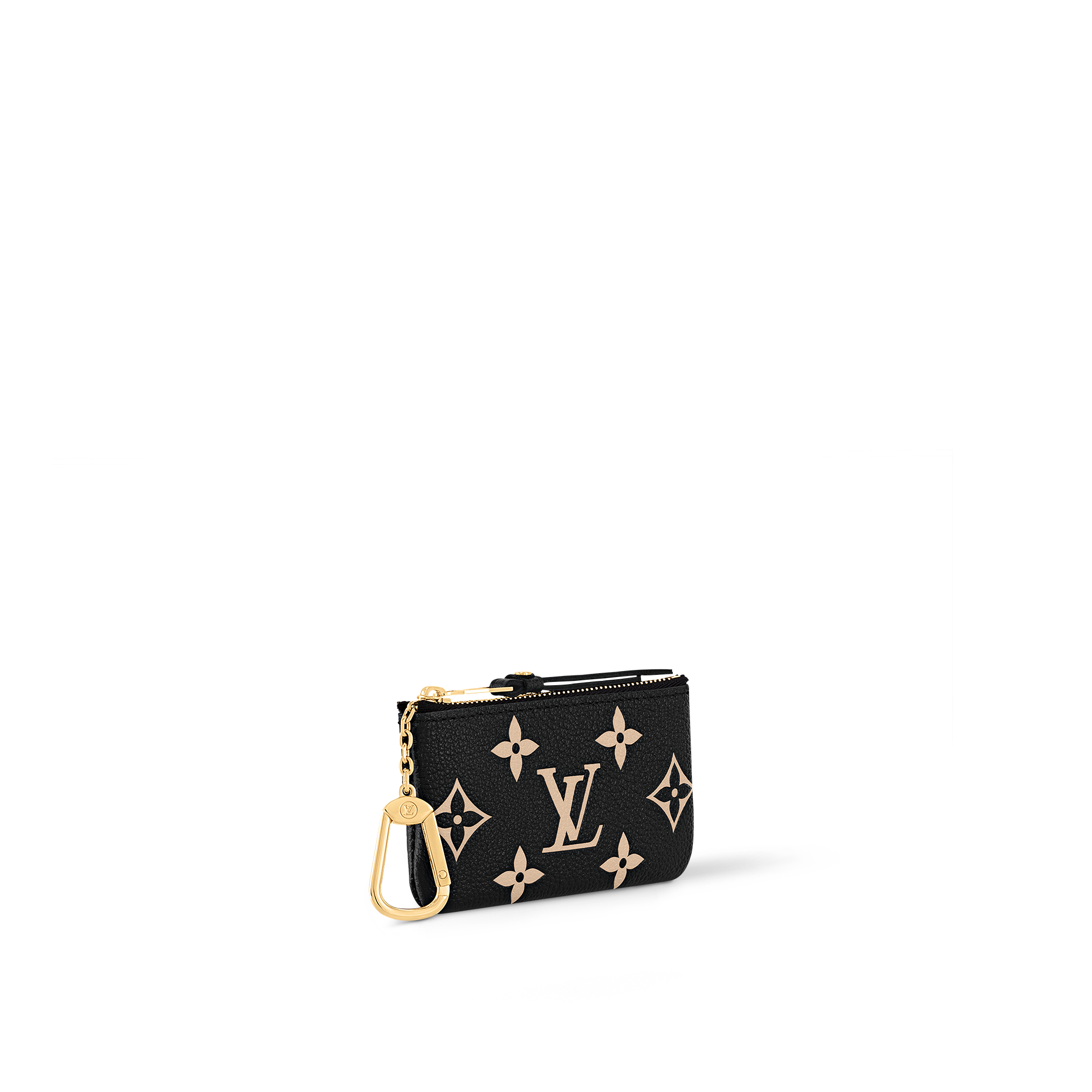 Bicolor Monogram Empreinte Leather Carteras y artículos de piel pequeños Todas las carteras y artículos de piel pequeños Monedero con llavero | Louis Vuitton ® (Ampliar producto)