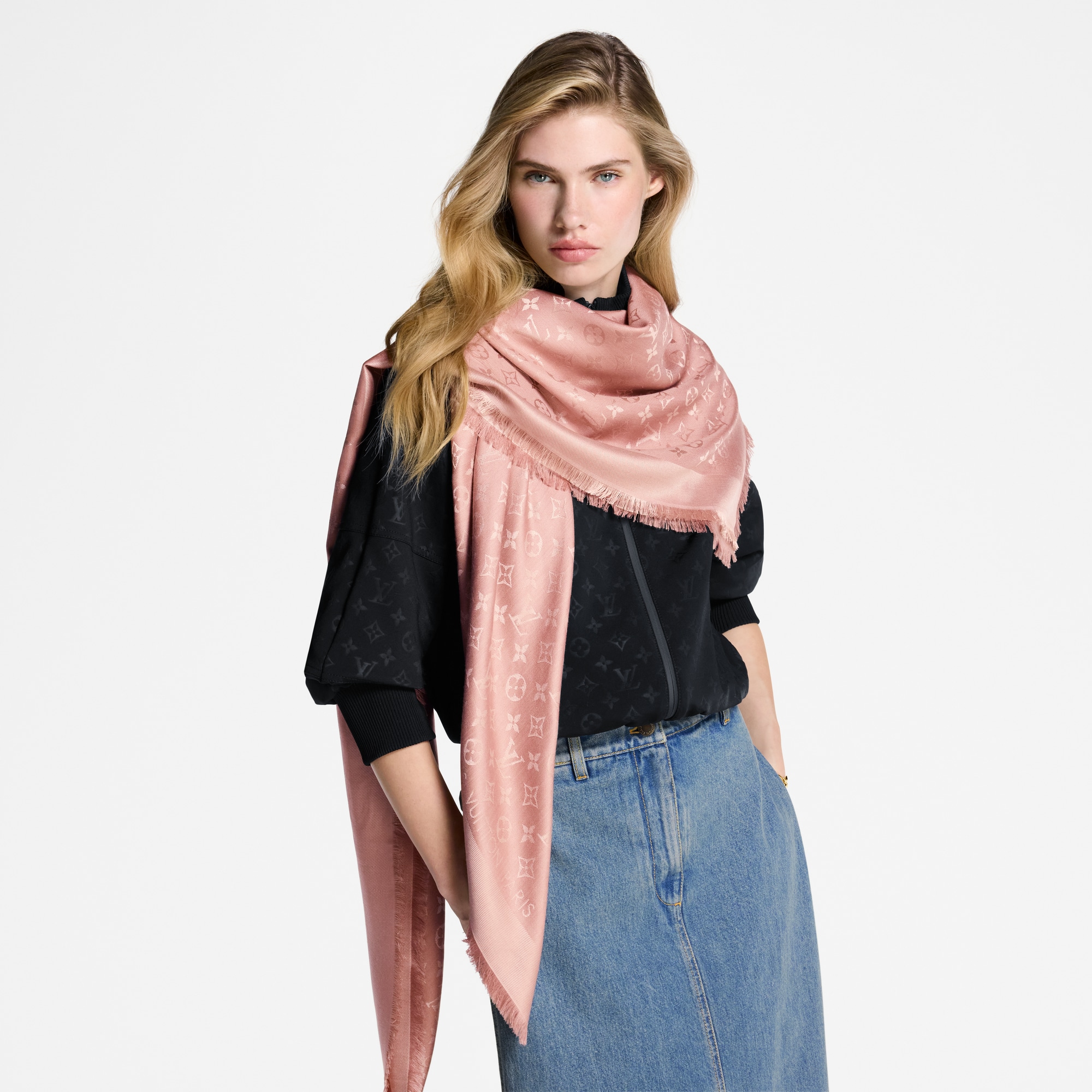 S00 Accesorios Chales y estolas Monogram Classic Shawl | Louis Vuitton ® (Ampliar producto)