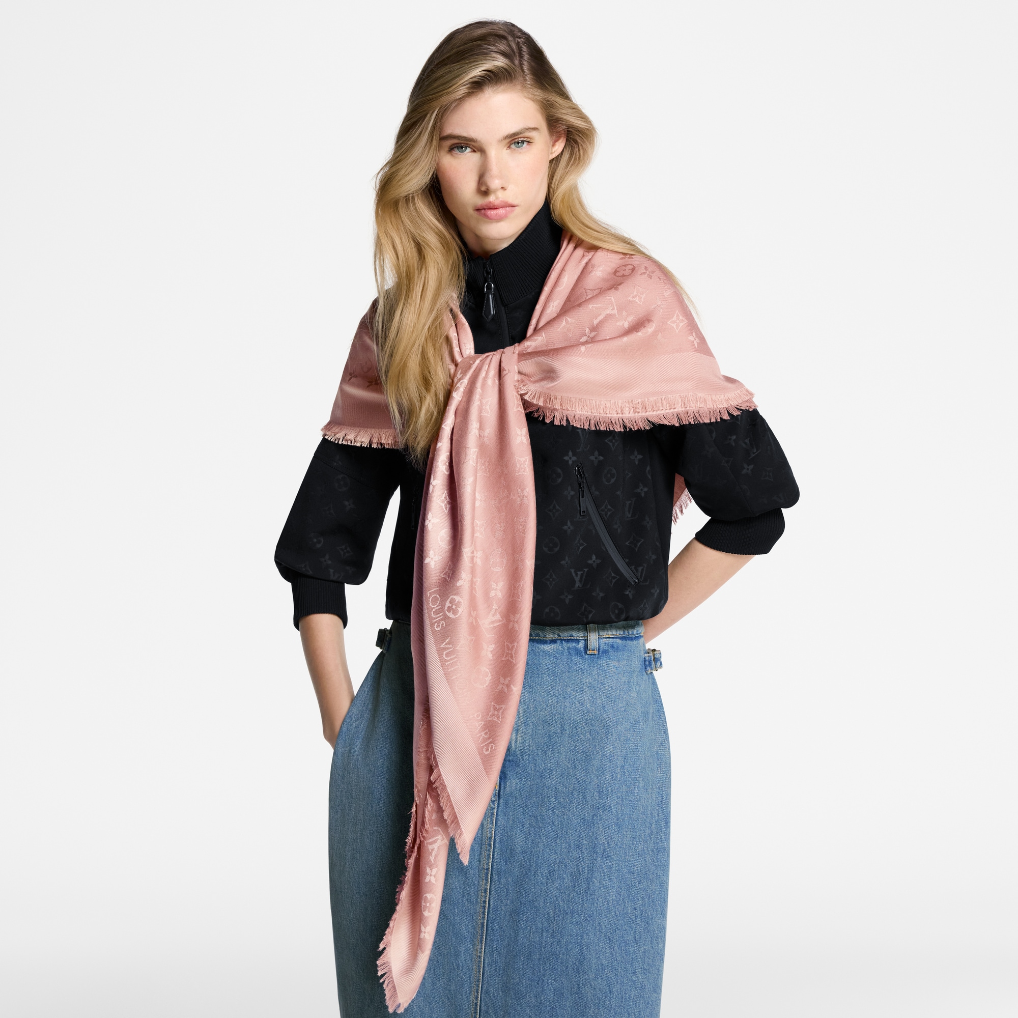S00 Accesorios Chales y estolas Monogram Classic Shawl | Louis Vuitton ® (Ampliar producto)