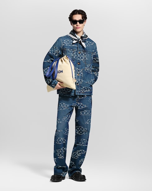 Ready-to-Wear All Ready-to-Wear Monogram Denim Skate Pants | Louis Vuitton ®