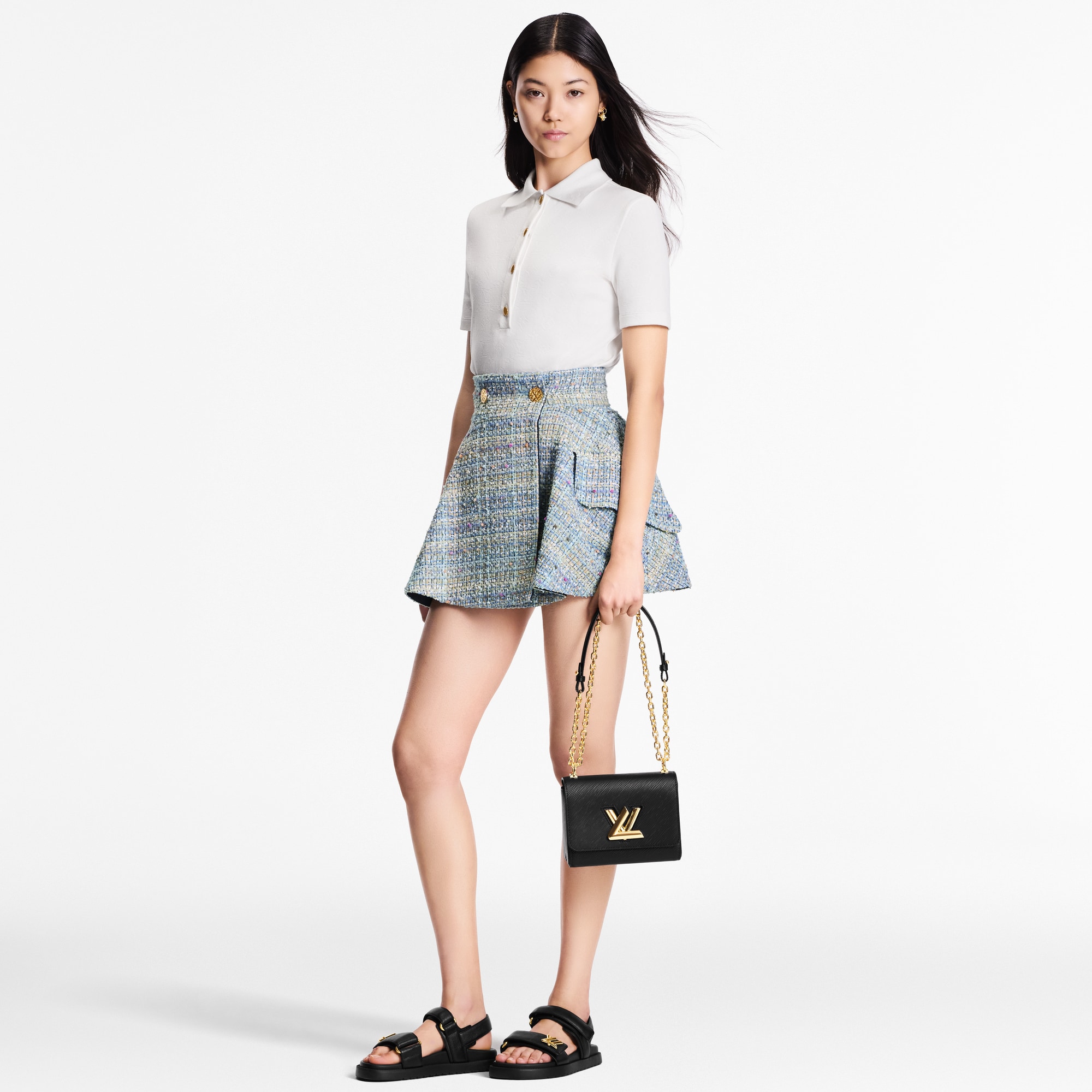  Ready to Wear Tops Monogram Piqué Polo Top | Louis Vuitton ® (Ampliar producto)