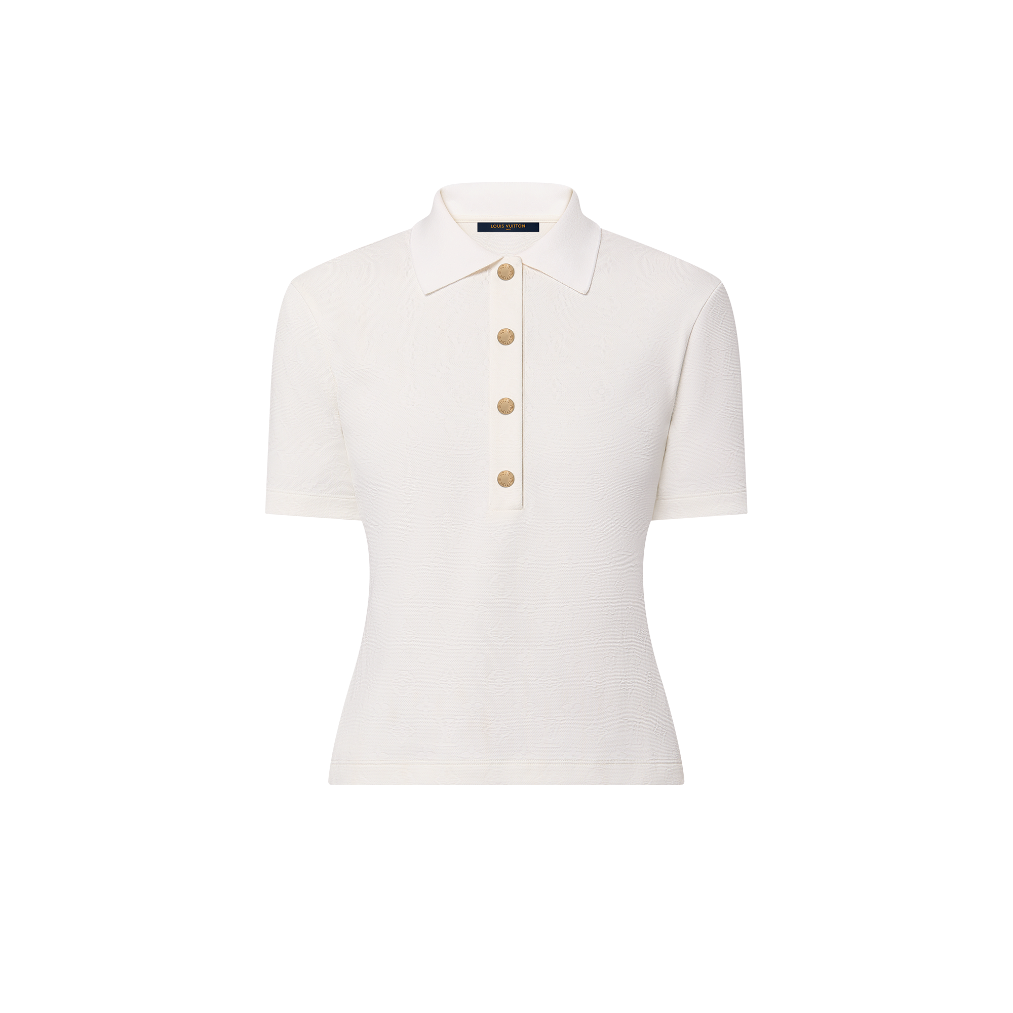  Ready to Wear Tops Monogram Piqué Polo Top | Louis Vuitton ® (Ampliar producto)