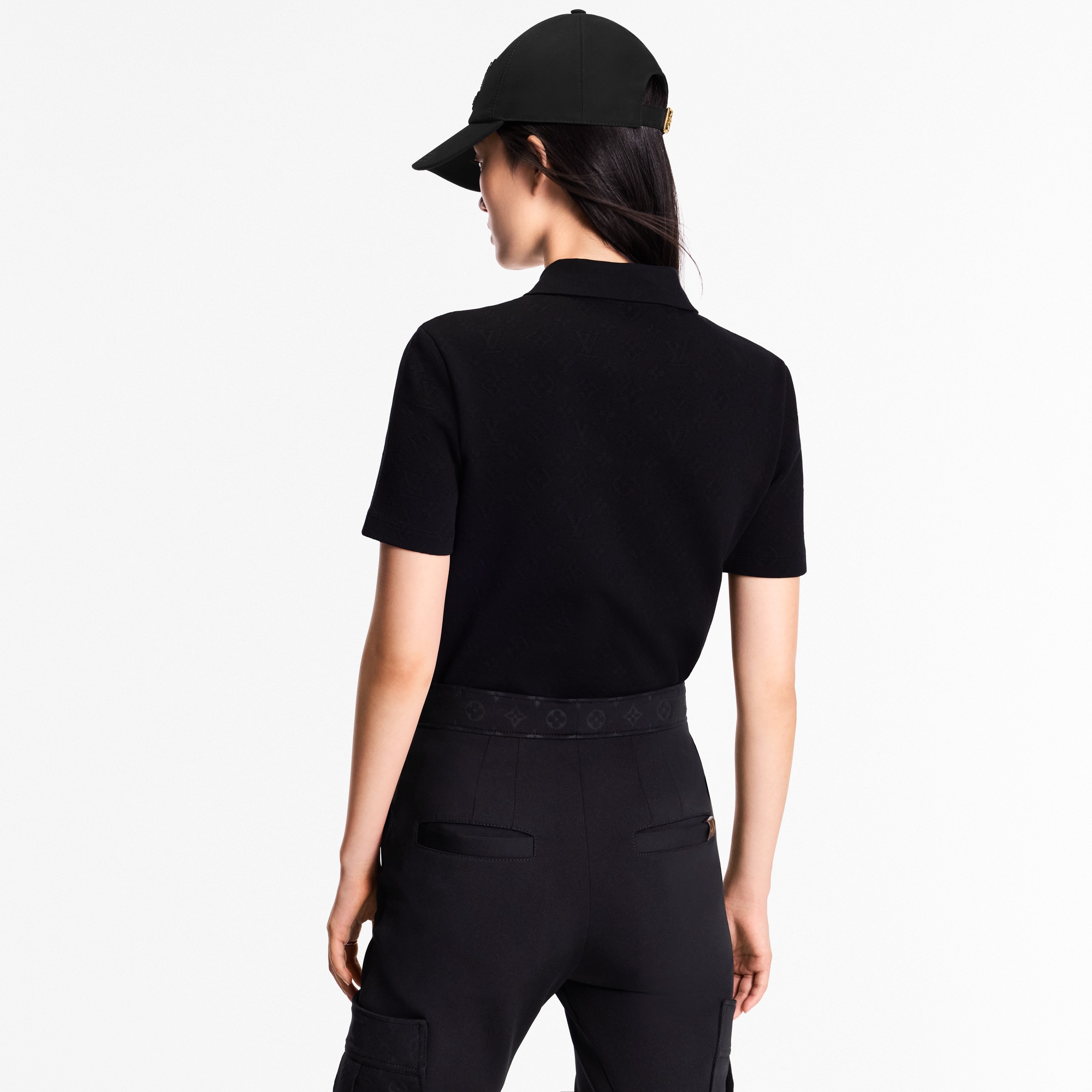  Ready to Wear Tops Monogram Piqué Polo Top | Louis Vuitton ® (Ampliar producto)
