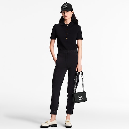 Ready to Wear Tops Monogram Piqué Polo Top | Louis Vuitton ® (Ampliar producto)