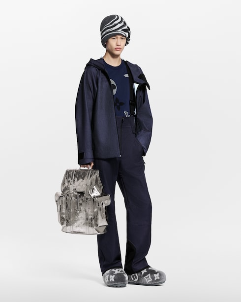 Para Ele LV Ski Camiseta de Tricô Monogram de Manga Curta | Louis Vuitton ®