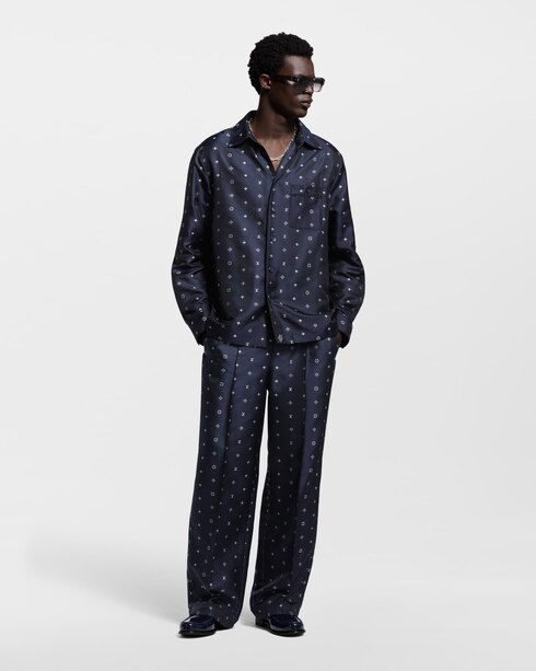 Ready-to-Wear Shirts Monogram Silk Pajama Shirt | Louis Vuitton ®