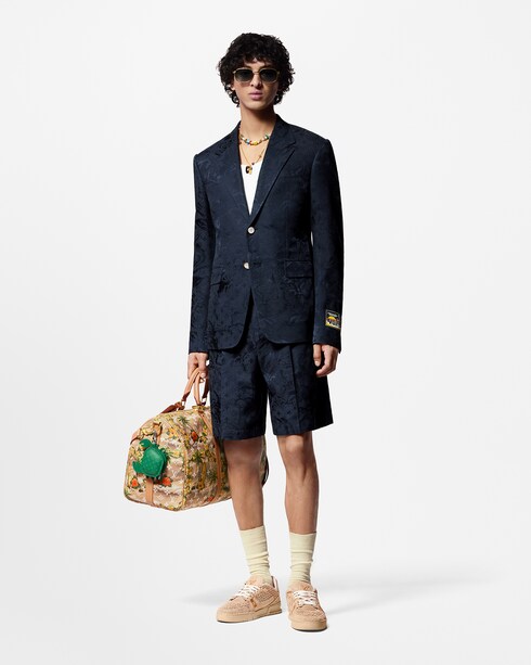 Discontinued Product Obs 12 Blazer Pont Neuf em Mescla de Algodão com Monogram | Louis Vuitton ®