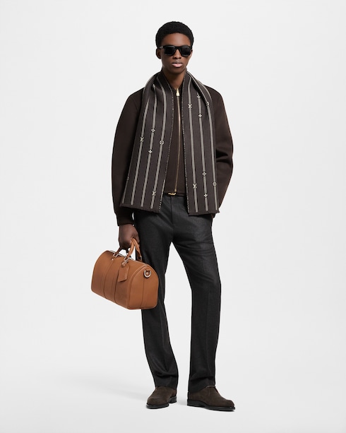 S00 For Men New Formal Monogram Stripes Scarf | Louis Vuitton ®